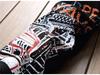 European and American Men's Elastic Straight-Leg Jeans with Print - Street Fashion Casual Pants