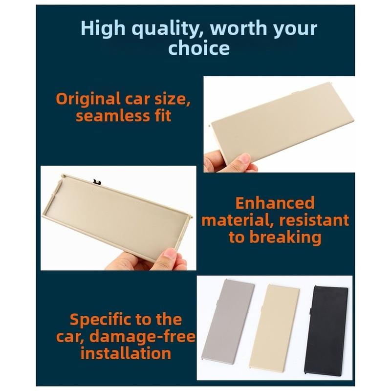 Sun Visor Makeup Mirror Cover For Volvo V40 2013-2018 And For Volvo S60 PC ABS Material Available In Black Gray Beige