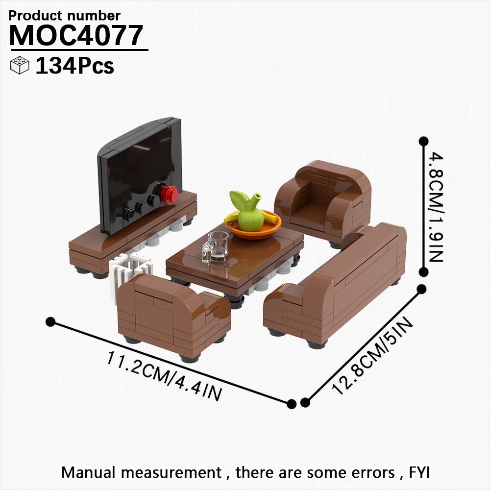 

Серия Город Строительные блоки Детская игрушка Мебель для гостиной и спальни Диван Журнальный столик Прикроватная тумбочка Модель ребенка Для детей Подарок MOC DIY