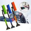 New Multifunctional Snow Shovel Windscreen Shovel Scraper Cleaning Long Windscreen Microfibre Soft Tools Car Handle Brush E8G0