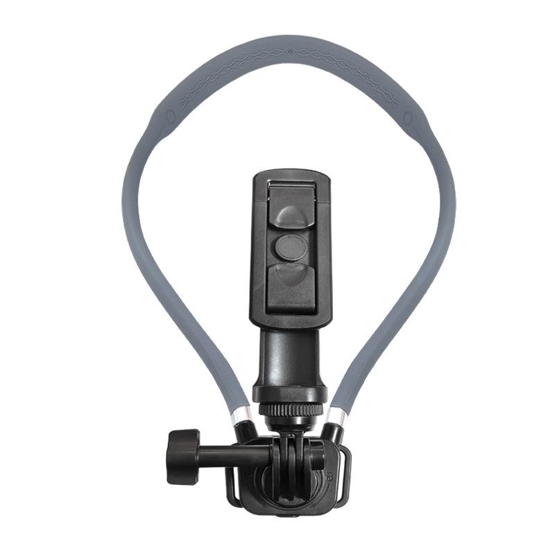First-Person Shooting Phone Holder for Live Streaming and Outdoor Sports with Anti-Shake Neck Bracket