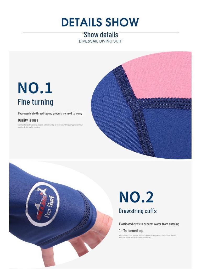 Unisex Multifunctional One-Piece Diving and Snorkeling Swimsuits with Sun Protection