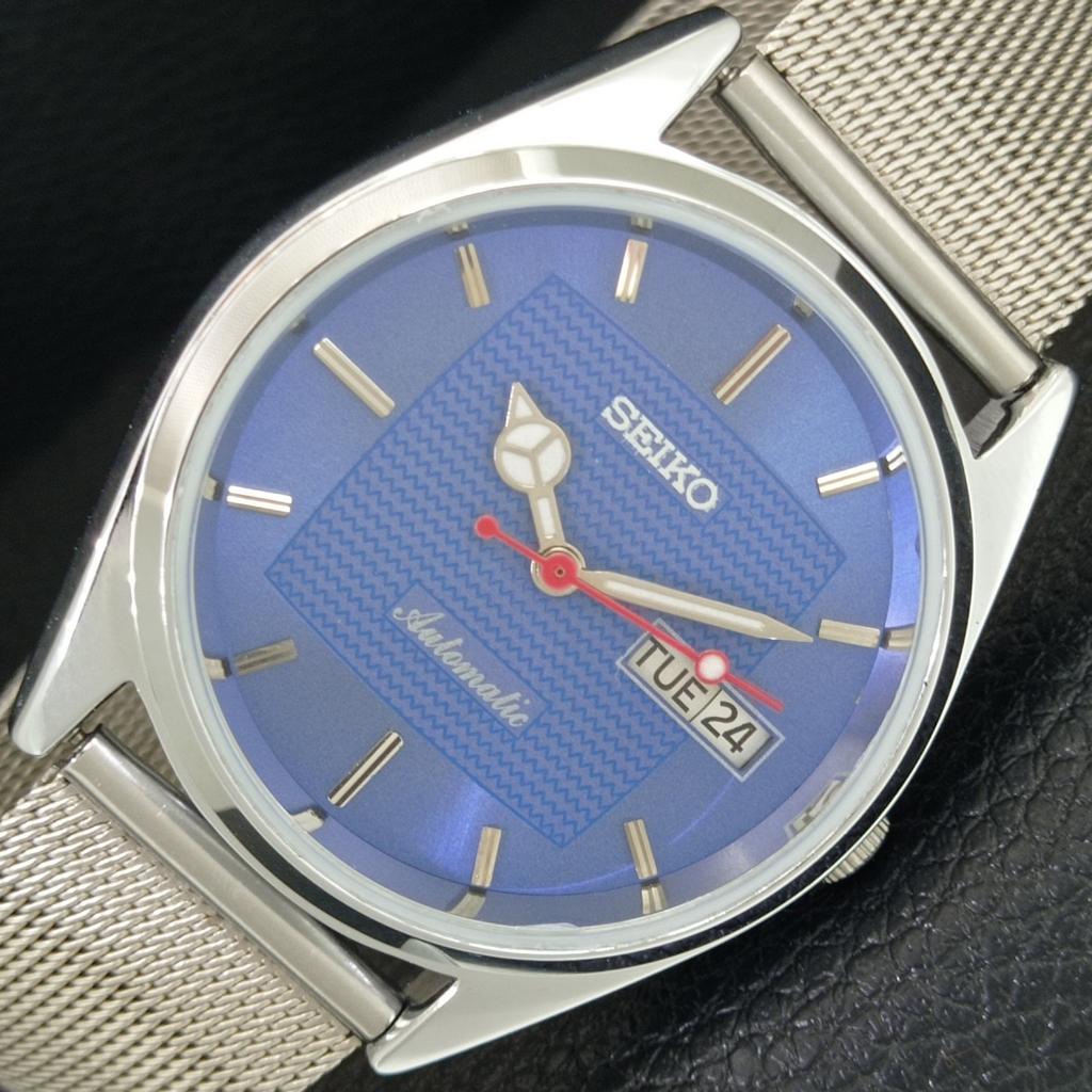 

ВИНТАЖНЫЕ ОТРЕМОНТИРОВАННЫЕ МУЖСКИЕ АВТОМАТИЧЕСКИЕ ЧАСЫ SEIKO 6309A ЯПОНИЯ СИНЕГО ЦВЕТА a443192-1