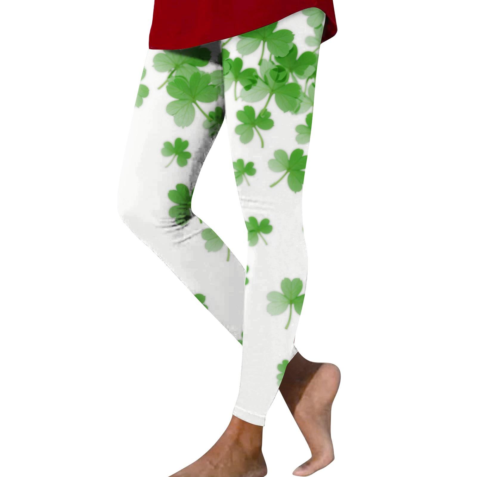 

Женская повседневная мода Outdoor St. Штаны для йоги с принтом Патрика Slim Stretch Nine Minute L армия зеленый