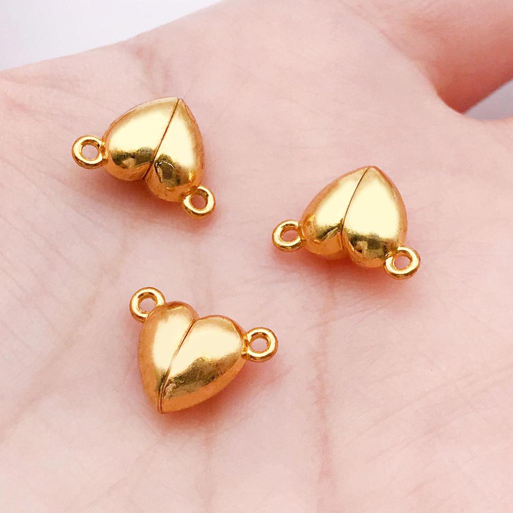 Magnetic Clasps Set: Heart, Cylinder, Sphere - 20 Styles for DIY Jewelry
