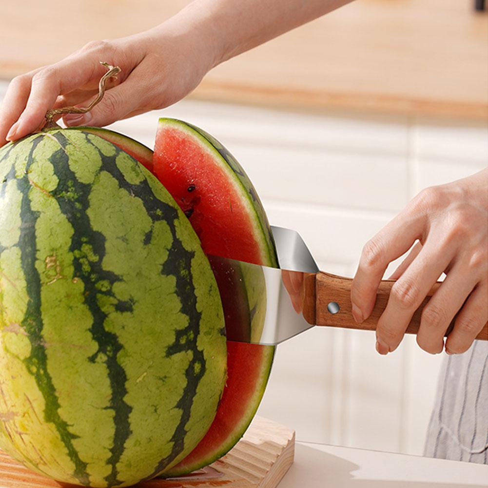 Watermelon Slicer Watermelon Cutting Tool Multi-function Fruit Cutter Slicers Divider Tool Stainless Steel for Camping Picnic