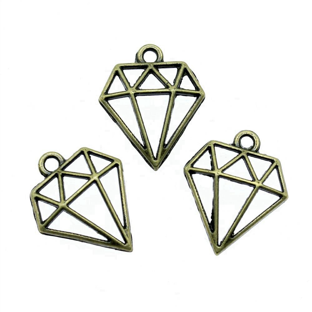 Crown Charms Multi Color Alloy Pendants For Royal Princess Jewelry Accessories