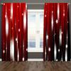 2PCS Modern Abstract Print Polyester Curtain with Tie Back - Machine Washable, Satin Weave, Art Theme for Living Room Bedroom