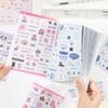 20sheets Kawaii Ins Word Pixel Small Pattern Die Cutting Stickers Book DIY Diary Phone Case Creative Scrapbook Aesthetic Sticker