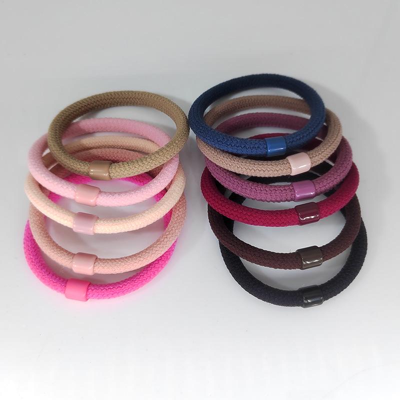 High-Elasticity Spiral Hair Tie - Stylish, Hair-Friendly, Twill Rubber Band for a Trendy Look