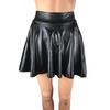 High-Waist Kunstlederrock für Europa & Amerika - Auf Lager