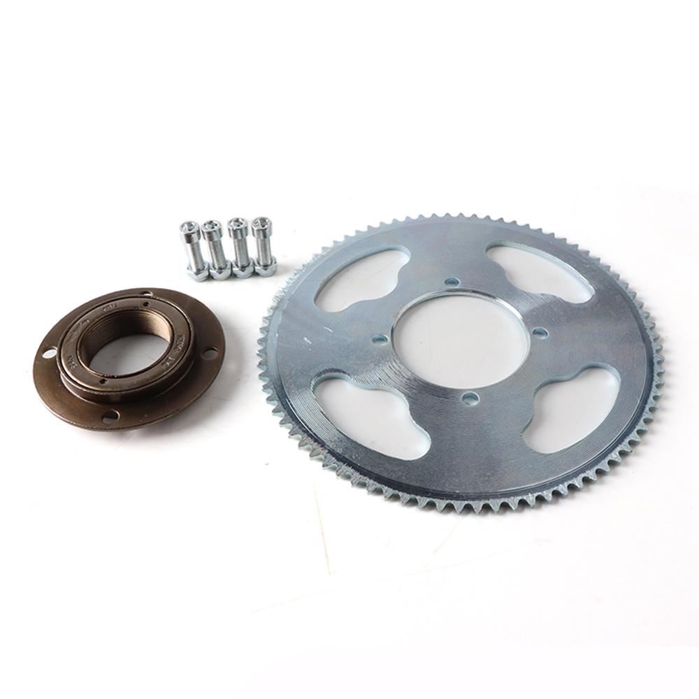 25H 158L Chain 55T/65T/80T Rear Sprocket Gear Free Wheel Ratcheting Adapter For Electric Bicycles Go Kart Scooter Mini Bike