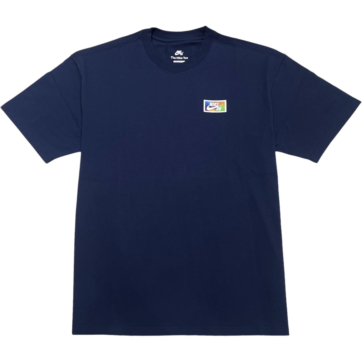 Nike SB Thumbprint Tee Midnight Navy FV3502-410 XL