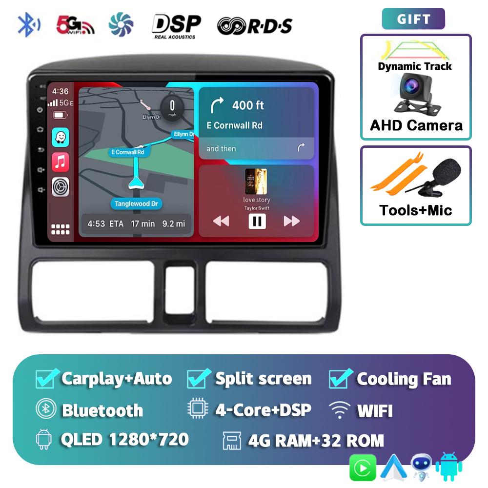 

Android 14 Мультимедиа Авто Радио Для Honda CR-V 2 CRV 2001 2002 2003 2004 2005 2006 плеер GPS Трек Carplay 2din Авто Радио DSP