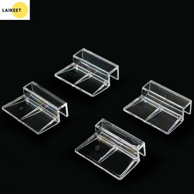 Ensemble de 4 pièces 6-12 mm Couvercle de bac à poissons en acrylique Support de support Support Clip Support de couvercle supérieur d'aquarium Support de support de capuchon d'aquarium