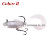 8.5cm/12g Curl Tail Soft Bait Lead Head Lure for Long Cast Artificial Fishing