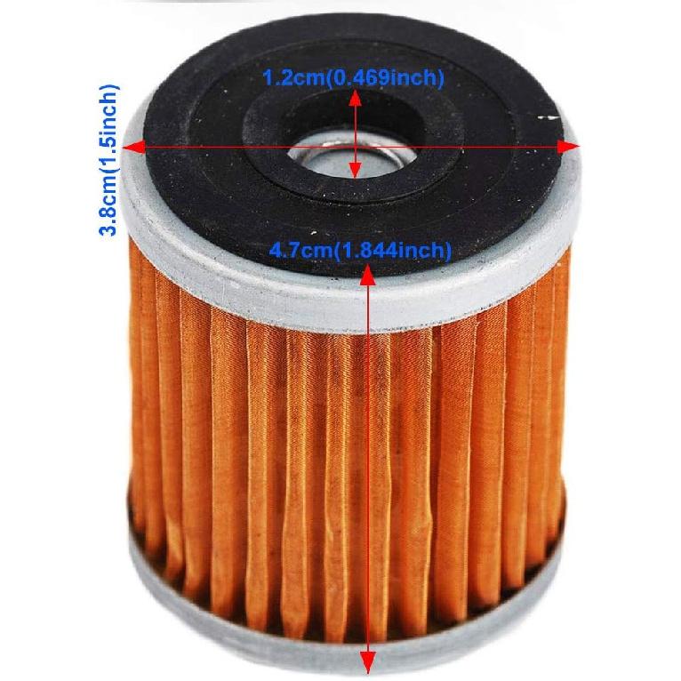 HIFROM Air Filter Element Cleaner with Oil Filter Spark Plug Kit Replacement for 2005-2013 Yamaha Raptor 350 YFM350R Replace 1UY-14451-00-00