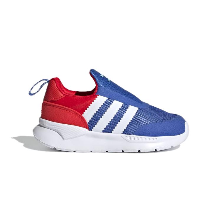 Adidas Originals ZX 360 I Slip on Abrasion Resistant Low top Toddler Shoes Blue Red Infant And Toddler FX4942