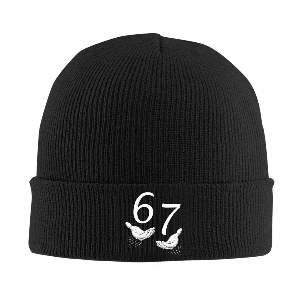 Jesus Says 67 Meme Skullies Beanies Caps Streetwear Winter Warm WoUnisex Unisex Knitted Hats Adult Unisex  Bonnet Hat