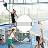 Foldable Tennis & Volleyball Net Height Adjustable Weatherproof Portable Backyard Sports Net for Beach Court Driveway Playground