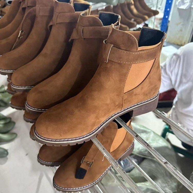 Shoes Women Fashion Low Heel Ankle Boots Comfortable Plus Size Snow Boots for Women Female Platform Boots Botas De Mujer