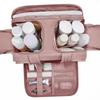 Zipper Closure Travel Toiletry Bag Double Side Open Women Cosmetic Tote  Unisex Toiletries