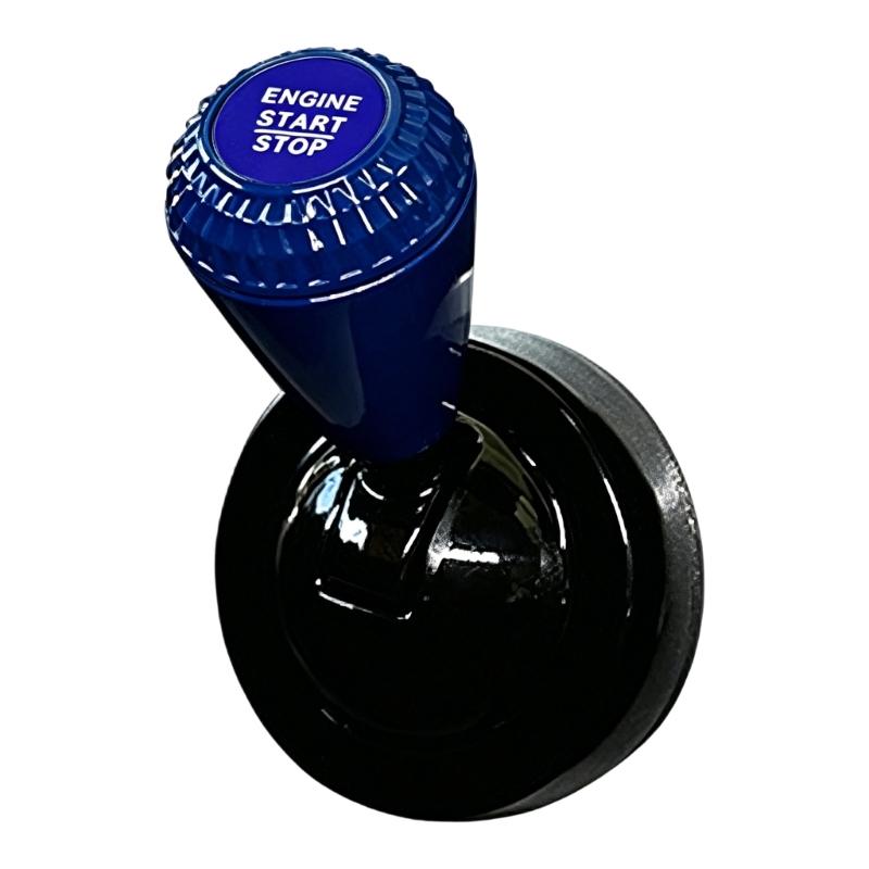 Universal Chrome Plated Car Start Button Lever With 4 Color Option Suitable For Interior Upgraded And DIY Installation