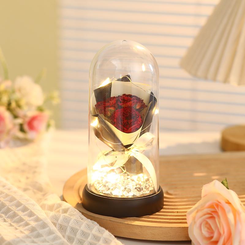 Rose Bouquet Night Light – Ideal Birthday Gift for Women, Friends, or Classmates