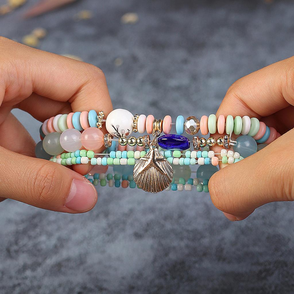 JYL TS Bracelet Bohemian  Set Life Tree Style Brings Abundant Growth Luck