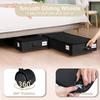 Aufbewahrungsbox unter dem Bett mit Rädern Faltbare Aufbewahrungsbox unter dem Bett Mit Reißverschluss Platzsparend Rollender Organizer