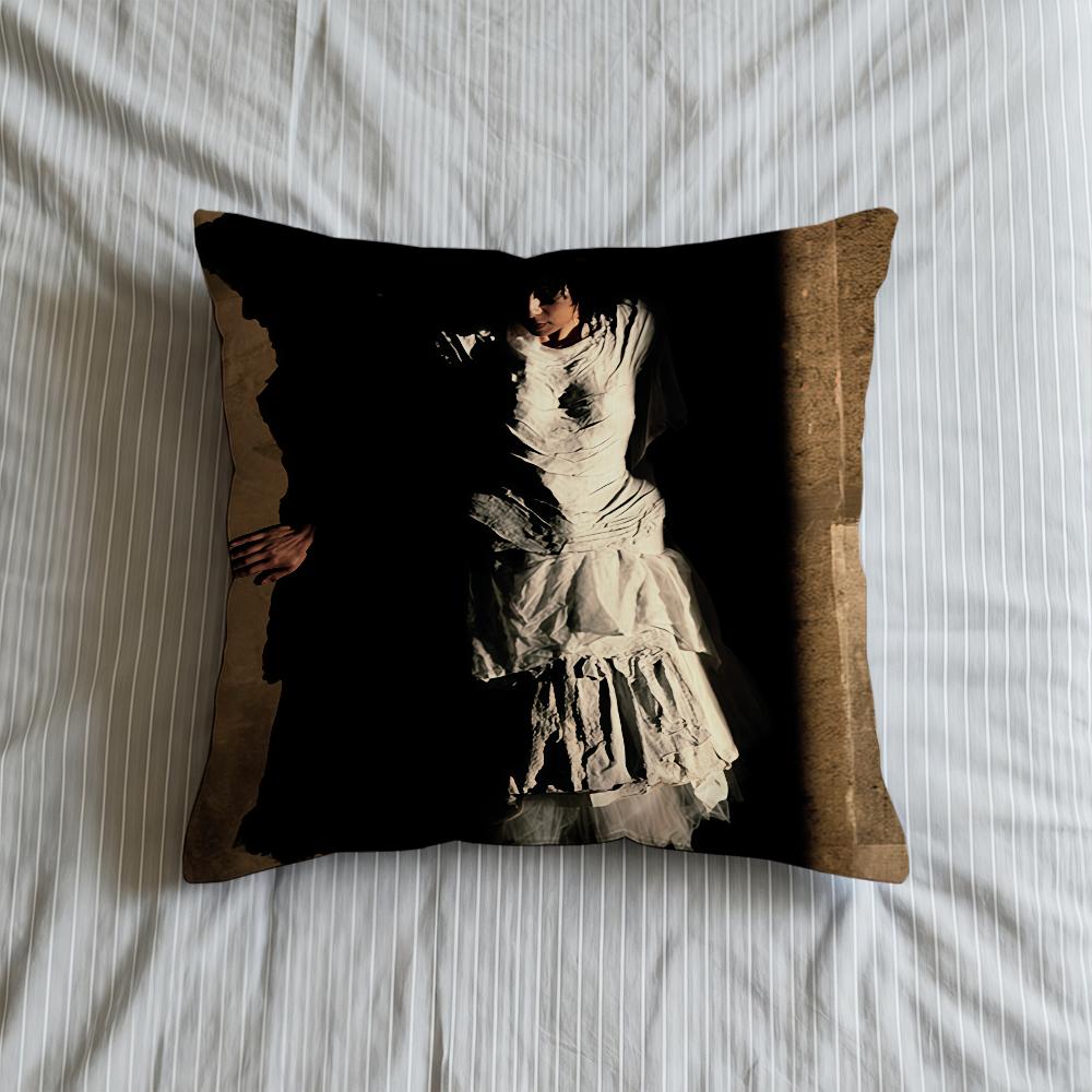 Cushion Cover Of Soft Case Sofa Woman Living Room Home Comfortable Office Celeste Faces Decor Protective Pillow