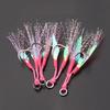Cast Jig Assist Hook High Carbon Steel Angle Barbed Thread Feather Lure Fishing Tackle Slow Jigging Sea Pesca Fishhook