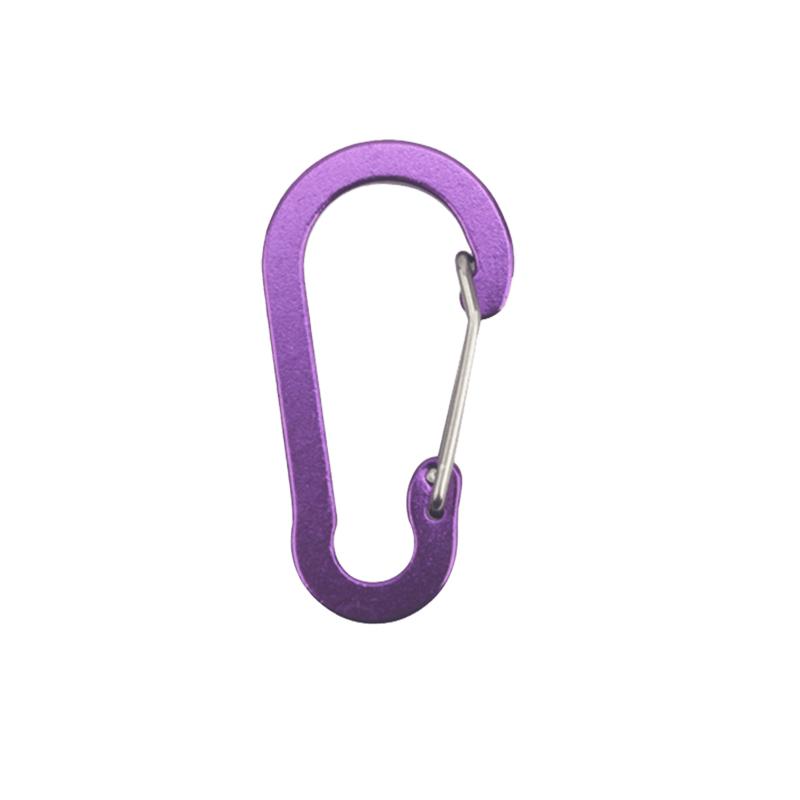 1PC Gourd Shape Carabiner Camping Gadget Water Bottle Hanging Buckle Key Chains 10 Color Available Aluminum Alloy Carabiners ZYF