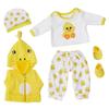 Fashion Cartoon Suit Wear For 17Inch 43cm Reborn Baby Doll, 18inch 45cm American Girl Doll Clothes and Accessories