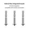 Für Anycubic Kobra 3 Max Düse Hotend Kobra 3 Max Kombi Schnellwechseldüse Gehärteter Stahl 0.4 0.6 0.8 Kobra 3 Max Zubehör