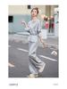 2025 Stylish Lace Patchwork Sweatshirt & Pants Set for Spring/Autumn