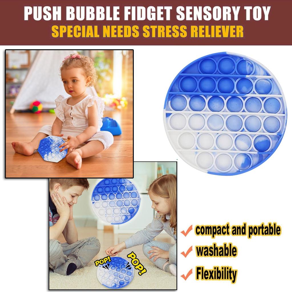 Push Bubble Sensory Toy Special Needs Stress Reliever