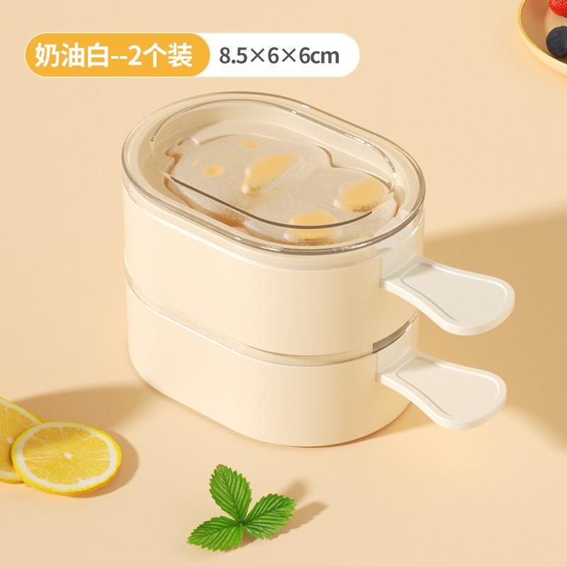 Ice Cream Mold With Lid Magnum DIY Fruit Juice Ice Pop Cube Maker Ice Tray Cartoon Cute Popsicle Mould Kitchen Tool Accessories