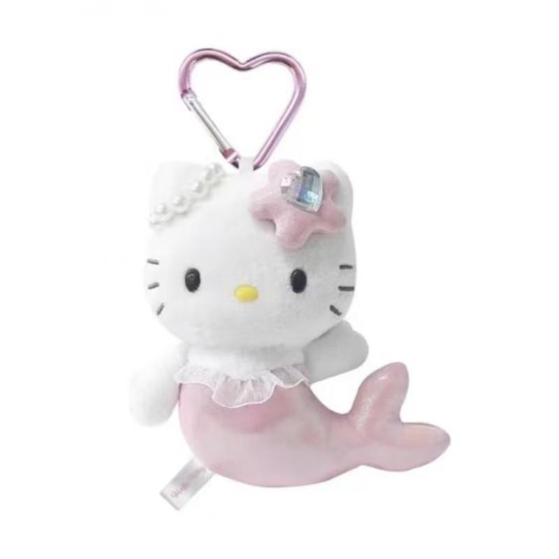 Japanese Unicorn Mermaid Rainbow Plush Keychain With Stretch Coils For Kids And Collectors