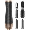 Hot Air Brush Hairdryer Portable Multi Styler 6 In 1 Air Brush Hair Blow Dryer Set Professional Hair Dryer Brush