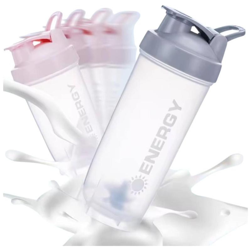 Summer Large-Capacity Shaker Cup Outdoor Fitness Milkshake Cup Student Sports Portable Stirring Ball Shock-Resistant With Scale