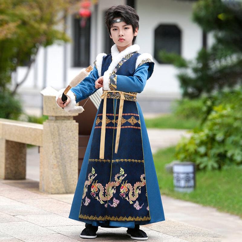 Anneyol Boys' Winter Hanfu & Tang Suit