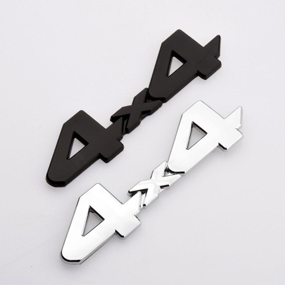 3D Metal Logo 4x4 Emblem Letters Car Rear Trunk Sticker Badge for Rc Off Road Tacoma Hilux Land Cruiser 4X4 Sticker Accessories