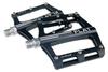 UPANBIKE Mountain Bike Bearing Pedals with 9/16" Spindle, Aluminum Alloy, Flat Platform for BMX, MTB, and Road Bicycles (Pink)