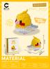 Parrot Micro Building Blocks Bird Cockatiel Budgerigar DIY Assembled Pigeon Macaw 3D Model Mini Brick Figures Toys For Kids