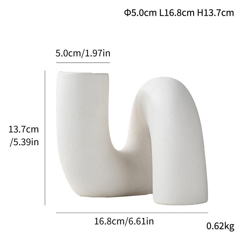 European Style Ceramic Vase - Elegant Home Living Room Decor