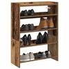 VidaXL Shoe Rack Old Wood 60x25x81 Cm Engineered Wood 859885