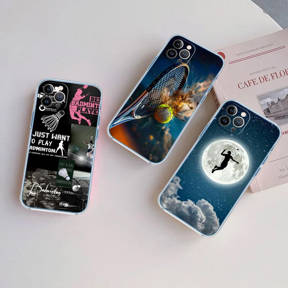 LO13 Badminton Sports Phone Case for Motorola Moto E13 E15 E20 E22 E22I E22S E30 E32 E40 E7 E7I G Plus Power Play Stylus G22 G14