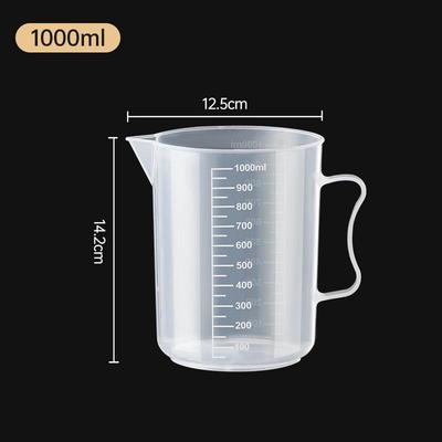 Bingyue Food-Grade PP Plastic Measuring Cup 1000ml