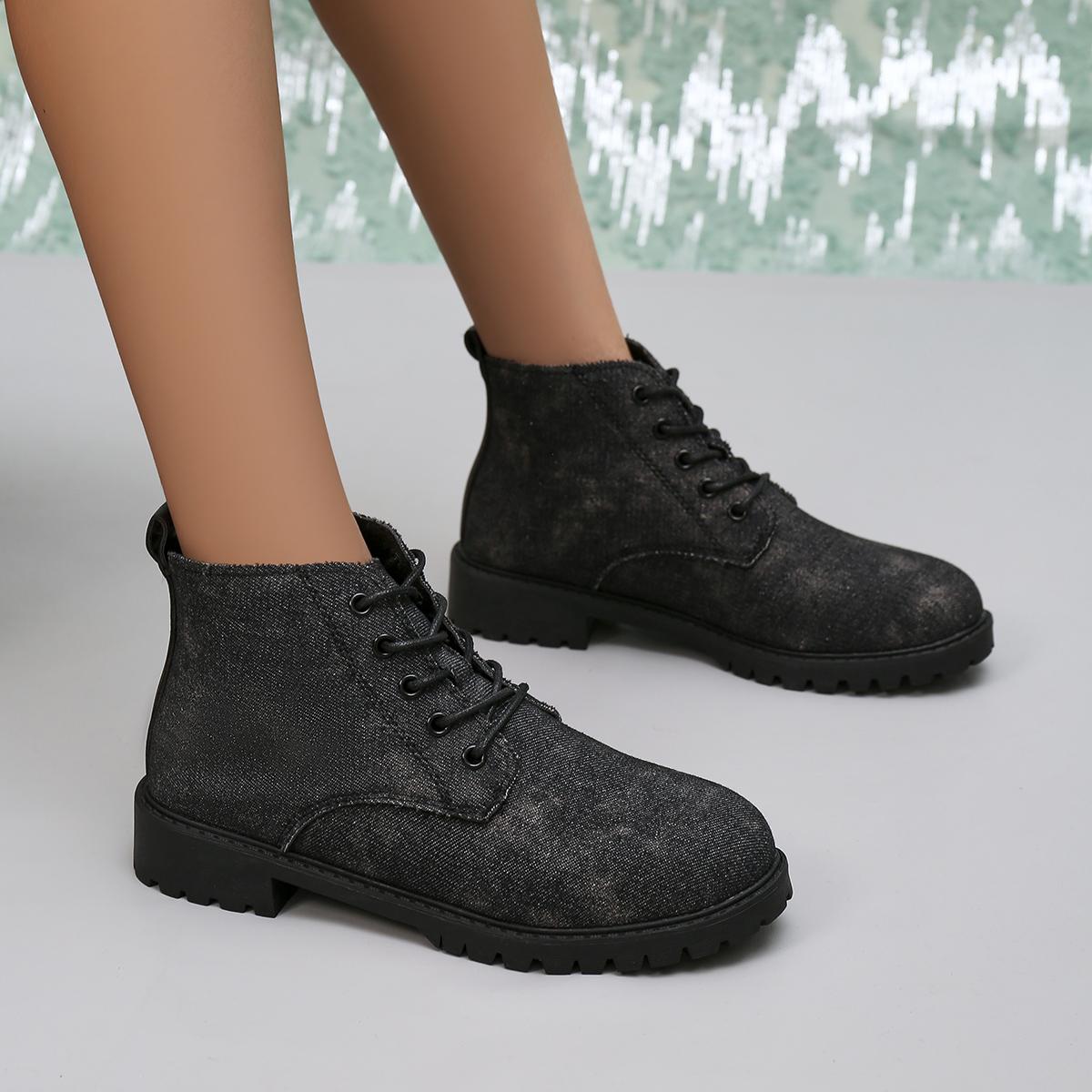 Модные однотонные черные туфли-оксфорды женские рабочие кожаные туфли на танкетке женские — фото 8